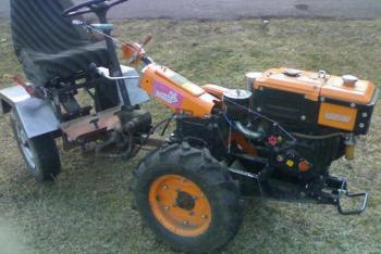 Ako napravite mini traktor s pojazdného traktora